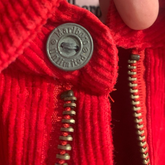 Vintage Marlboro unlimited courderoy 1/4 zip jacket, brnnew never worn or washed - Picture 4 of 9